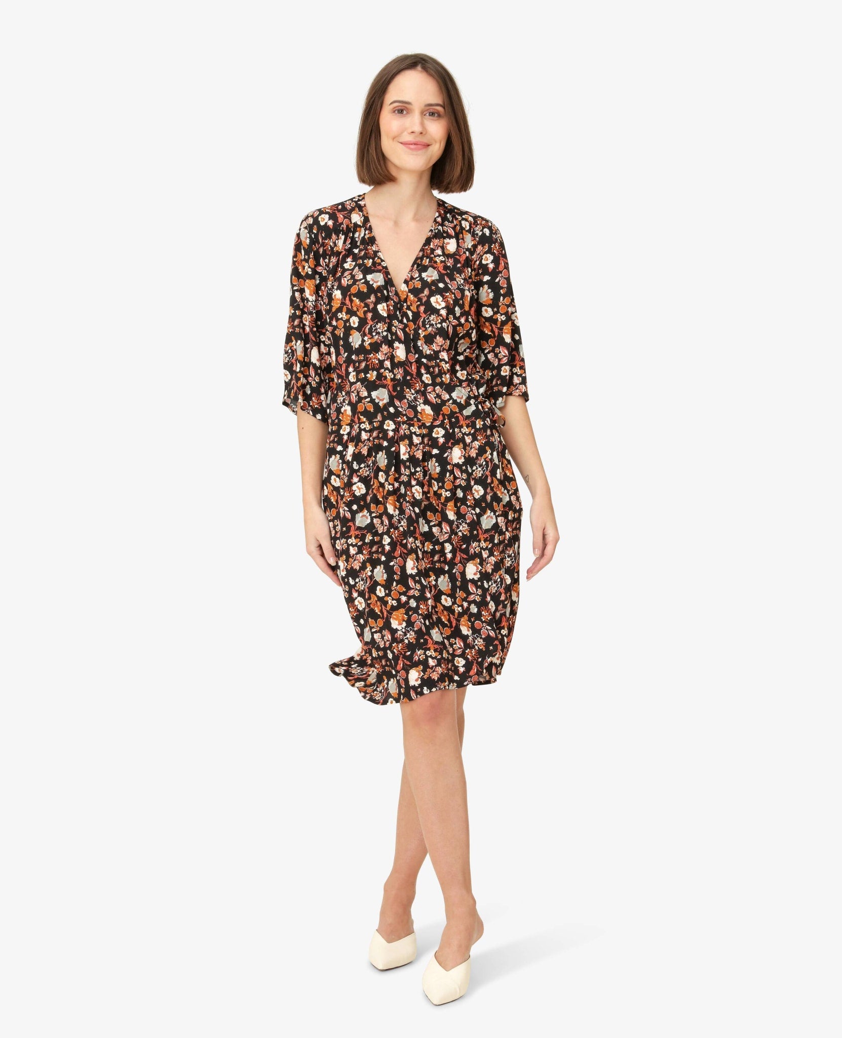 LAUREENNN WRAP DRESS