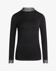 LAURANN LACE JERSEY Bluse