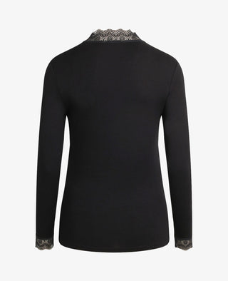 LAURANN LACE JERSEY Bluse