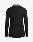LAURANN LACE JERSEY Bluse
